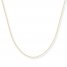 Box Chain Necklace 14K Yellow Gold 24" Length