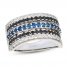 Le Vian Sapphire Ring 1-1/6 ct tw Diamonds 14K Vanilla Gold