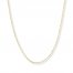 Singapore Chain Necklace 14K Yellow Gold 24" Length