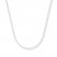 Cable Chain Necklace 14K White Gold 20" Length