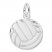 Volleyball Charm Sterling Silver