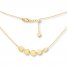Mini Disk Adjustable Choker Necklace 14K Yellow Gold