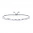 Diamond Bolo Bracelet 1 ct tw 10K White Gold