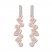 Diamond Geometric Earrings 1/5 ct tw Round-cut 10K Rose Gold