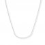 Cable Chain 14K White Gold 24" Length