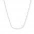 Cable Chain 14K White Gold 24" Length