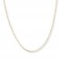 Singapore Chain 14K Two-Tone Gold 16" Length