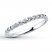 Previously Owned Diamond Band 1/4 ct tw 10K White Gold