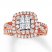 Engagement Ring 1-1/8 ct tw Diamonds 14K Two-Tone Gold