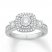 Diamond Ring 5/8 Carat tw Round-cut 14K White Gold