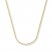 Square Wheat Chain 14K Yellow Gold Necklace 16" Length