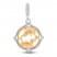 True Definition Pisces Zodiac Charm Sterling Silver/10K Yellow Gold
