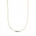 Square Box Chain Necklace 14K Yellow Gold 20"