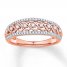 Diamond Anniversary Band 1/4 ct tw Round-cut 10K Rose Gold