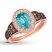 Le Vian Zircon Ring 1/2 ct tw Diamonds 14K Strawberry Gold