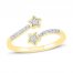 Diamond Star Toe Ring 1/8 ct tw 10K Yellow Gold