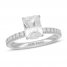 Neil Lane Diamond Engagement Ring 2-3/8 ct tw Radiant/Round 14K White Gold