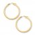 Hoop Earrings 14K Yellow Gold 30mm
