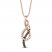 Le Vian Diamond Necklace 1/4 ct tw 14K Strawberry Gold 18"