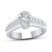 Certified Diamond Engagement Ring 1/2 ct tw 14K White Gold