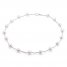 Cultured Pearl Necklace Sterling Silver 17"