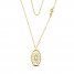 Oval Necklace 14K Yellow Gold 18"
