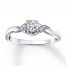 Previously Owned Diamond Ring 1/5 ct tw 10K White Gold