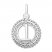 Number 1 Charm Sterling Silver