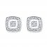 Diamond Earrings 1/20 ct tw Round-cut Sterling Silver