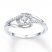 Diamond Promise Ring 1/5 ct tw Round-cut Sterling Silver