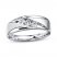 Men's Diamond Wedding Band 1/3 ct tw 10K White Gold