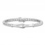 Love + Be Loved Diamond Bracelet 4 ct tw 14K White Gold 7.25"