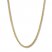 Men's Wheat Chain Necklace Yellow Ion-Plated Stainless Steel