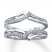 Diamond Enhancer Ring 1/4 ct tw Round-cut 14K White Gold