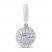 True Definition Basketball Charm 1/10 ct tw Diamonds Sterling Silver