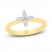 Diamond Ring 1/10 ct tw Round-cut 10K Yellow Gold