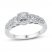 Diamond Promise Ring 1/5 ct tw Round-cut Sterling Silver