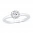 Diamond Engagement Ring 1/4 ct tw 10K White Gold