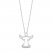 Hallmark Diamonds Angel Necklace 1/20 ct tw Sterling Silver