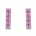 Lab-Created Pink Sapphire Earrings Sterling Silver