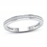 Diamond Wedding Band 1/10 ct tw Round-cut 10K White Gold