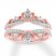 Diamond Enhancer Ring 1/2 ct tw Round-cut 14K Rose Gold