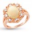 Le Vian Neopolitan Opal Ring 1/3 ct tw Nude Diamonds 14K Gold