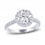 THE LEO Legacy Lab-Created Diamond Engagement Ring 1-7/8 ct tw Round-cut 14K White Gold