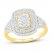 Diamond Fashion Ring 1/2 ct tw Round-cut 10K Yellow Gold