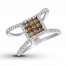 Le Vian Chocolate Diamond Ring 7/8 ct tw 14K Vanilla Gold