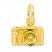 Camera Charm 14K Yellow Gold