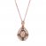 Le Vian Diamond Necklace 1/3 ct tw Round-cut 14K Strawberry Gold 18"