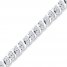 Diamond Bracelet 1/2 ct tw Round-cut Sterling Silver