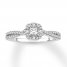 Diamond Engagement Ring 1/2 ct tw 14K White Gold